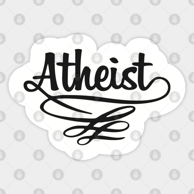 Atheist Critical Thinker Rebellious Vibe Sticker by Anticorporati